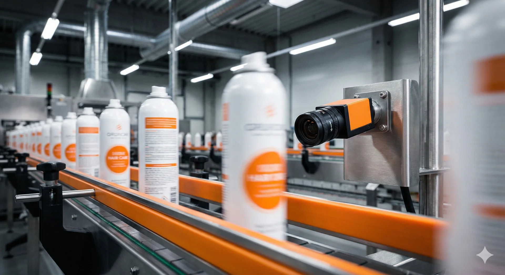 Cosmetic aerosol can inspection